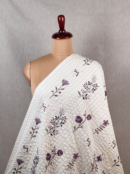 Embroidered Doby Cotton Fabrics