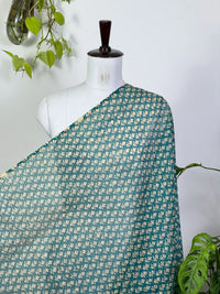 Block-Printed 40gm Banarasi Chanderi Fabric