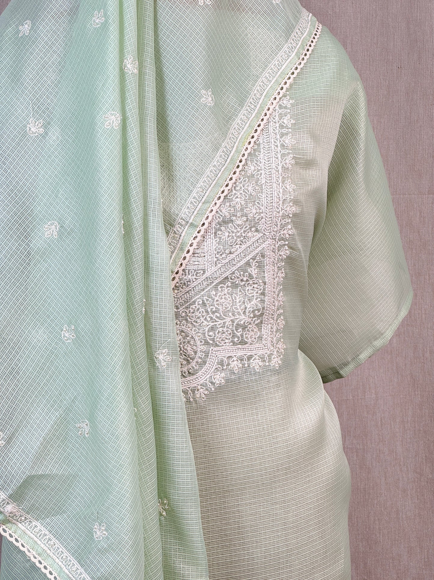 Embroidered kota Salwar suits