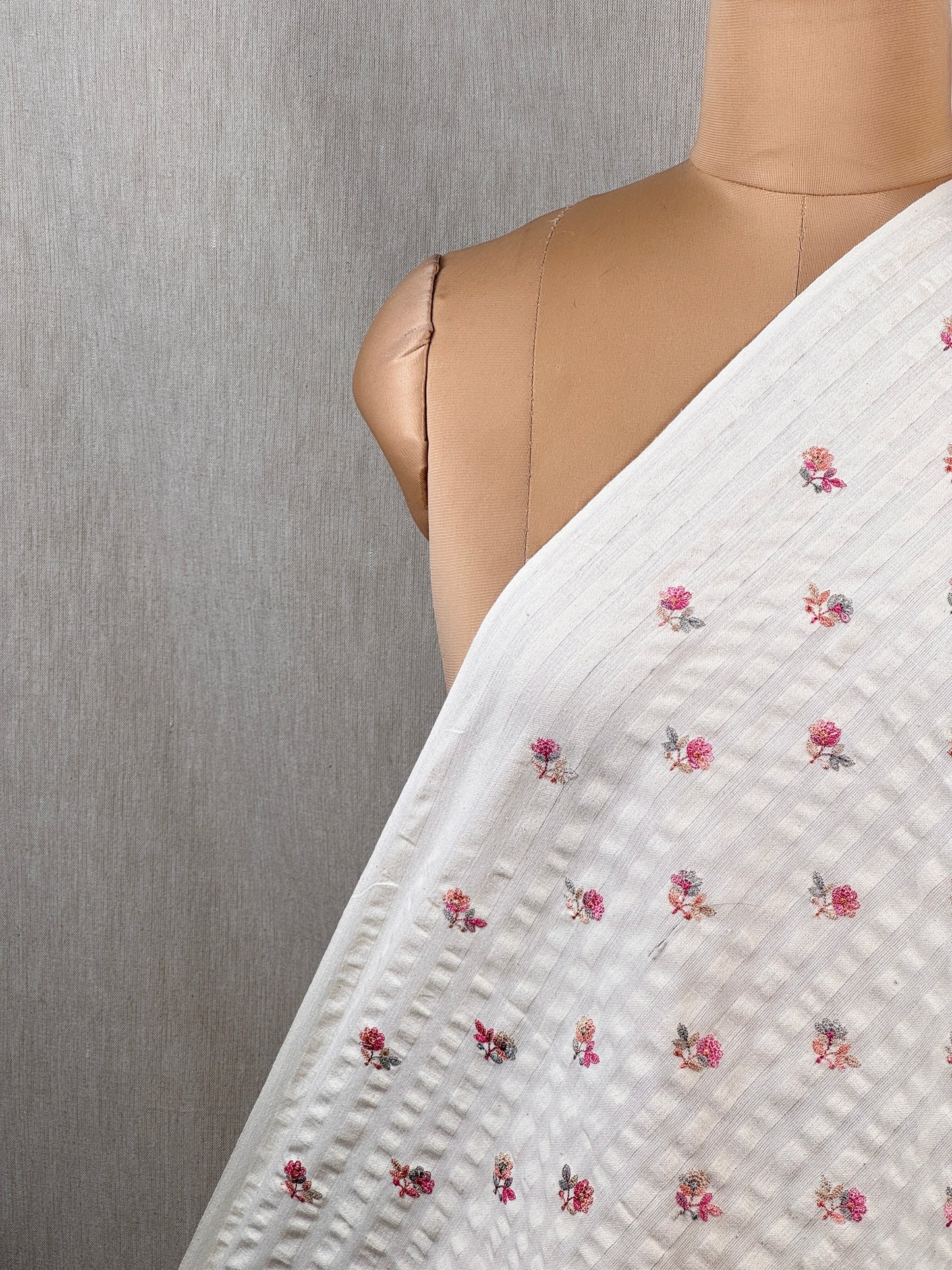 Embroidered Doby Cotton Fabrics