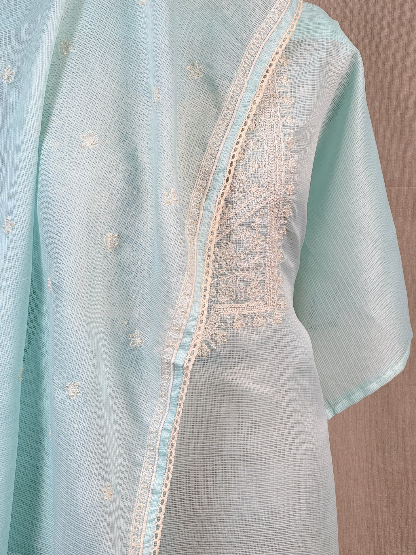 Embroidered kota Salwar suits