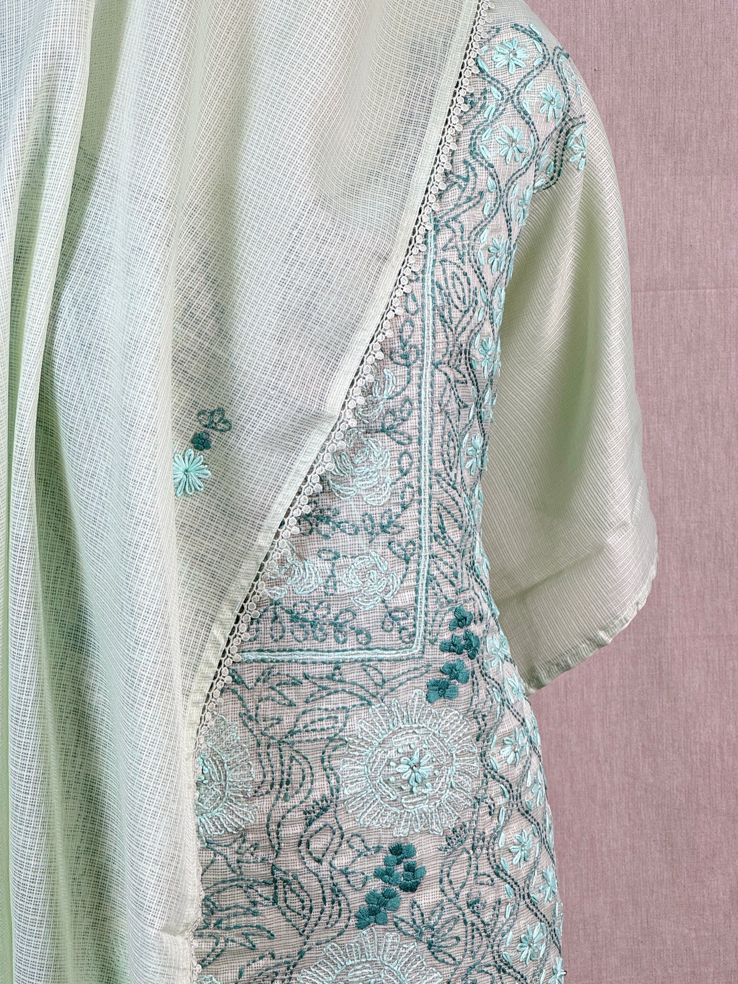 Embroidered kota Salwar suits