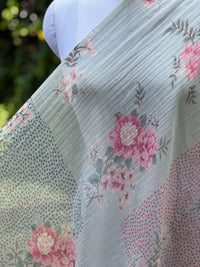 Digital Printed Mul Chanderi Fabric
