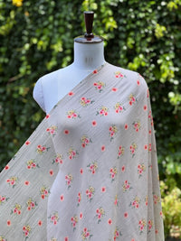 Digital Printed Mul Chanderi Fabric