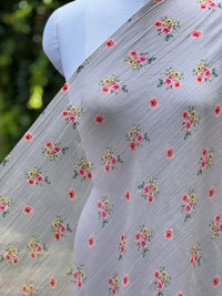 Digital Printed Mul Chanderi Fabric