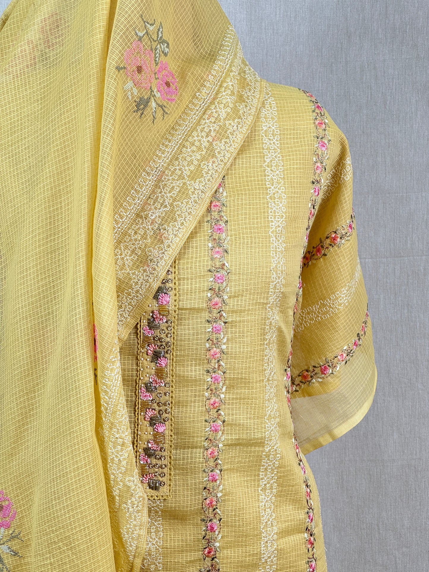 Embroidered kota Salwar suits