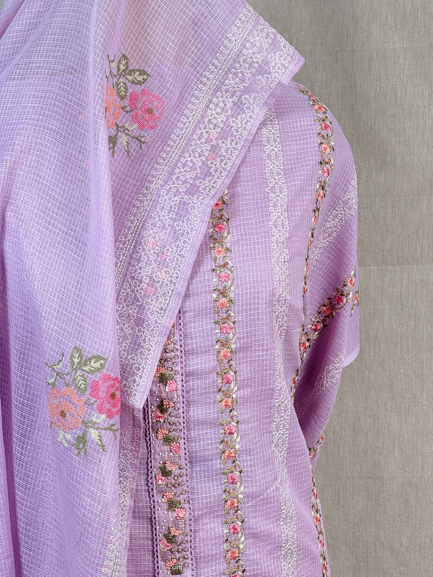 Embroidered kota Salwar suits