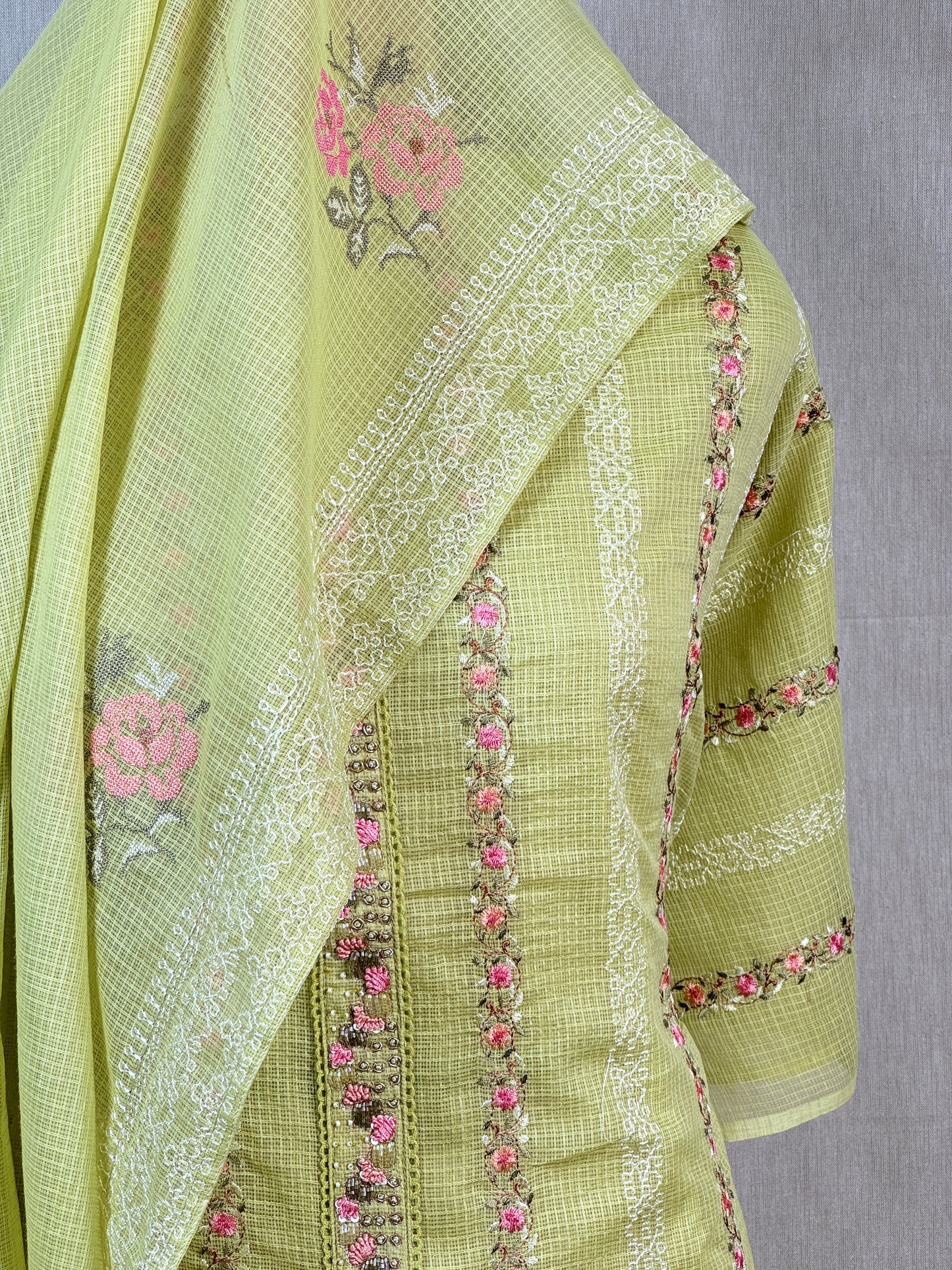 Embroidered kota Salwar suits