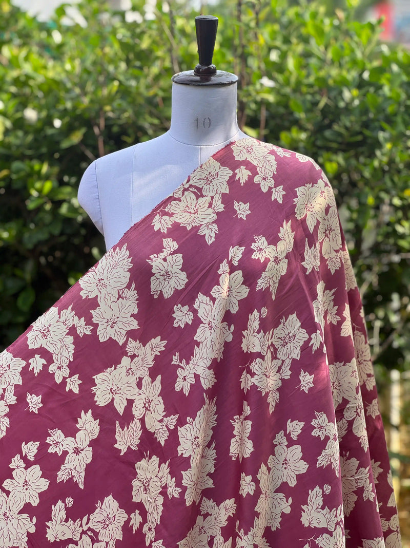 Printed Cotton Satin Fabric