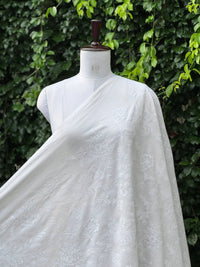Embroidered Rubia Cotton Fabrics