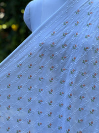 Embroidered  Mul Cotton Fabric