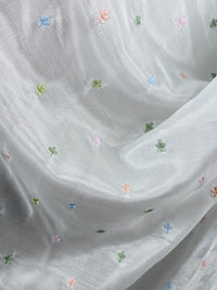 Embroidered Muslin Fabric