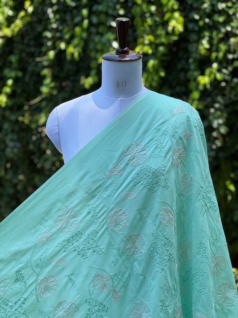 Embroidered Rubia Cotton Fabrics