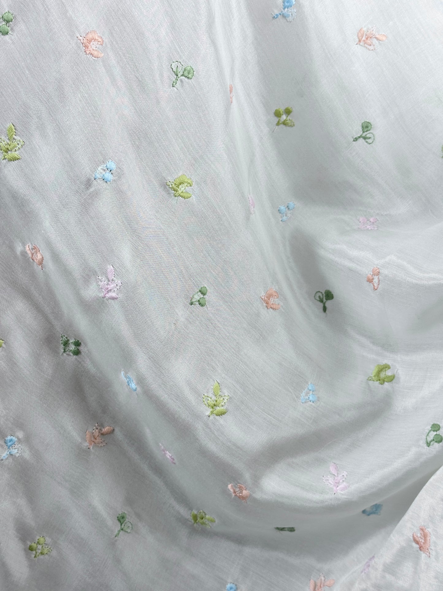 Embroidered Muslin Fabric