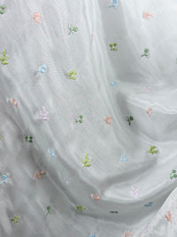 Embroidered Muslin Fabric