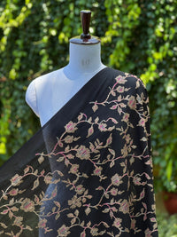 Embroidered  Mul Cotton Fabric