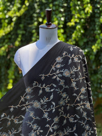 Embroidered  Mul Cotton Fabric