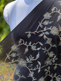 Embroidered  Mul Cotton Fabric