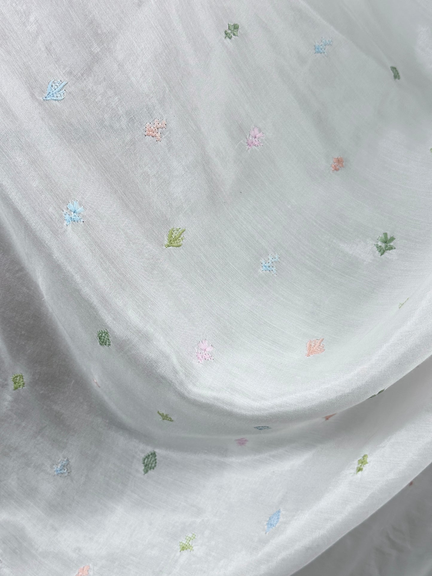 Embroidered Muslin Fabric