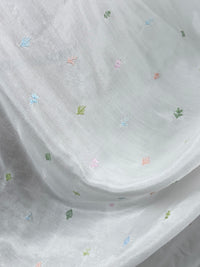Embroidered Muslin Fabric