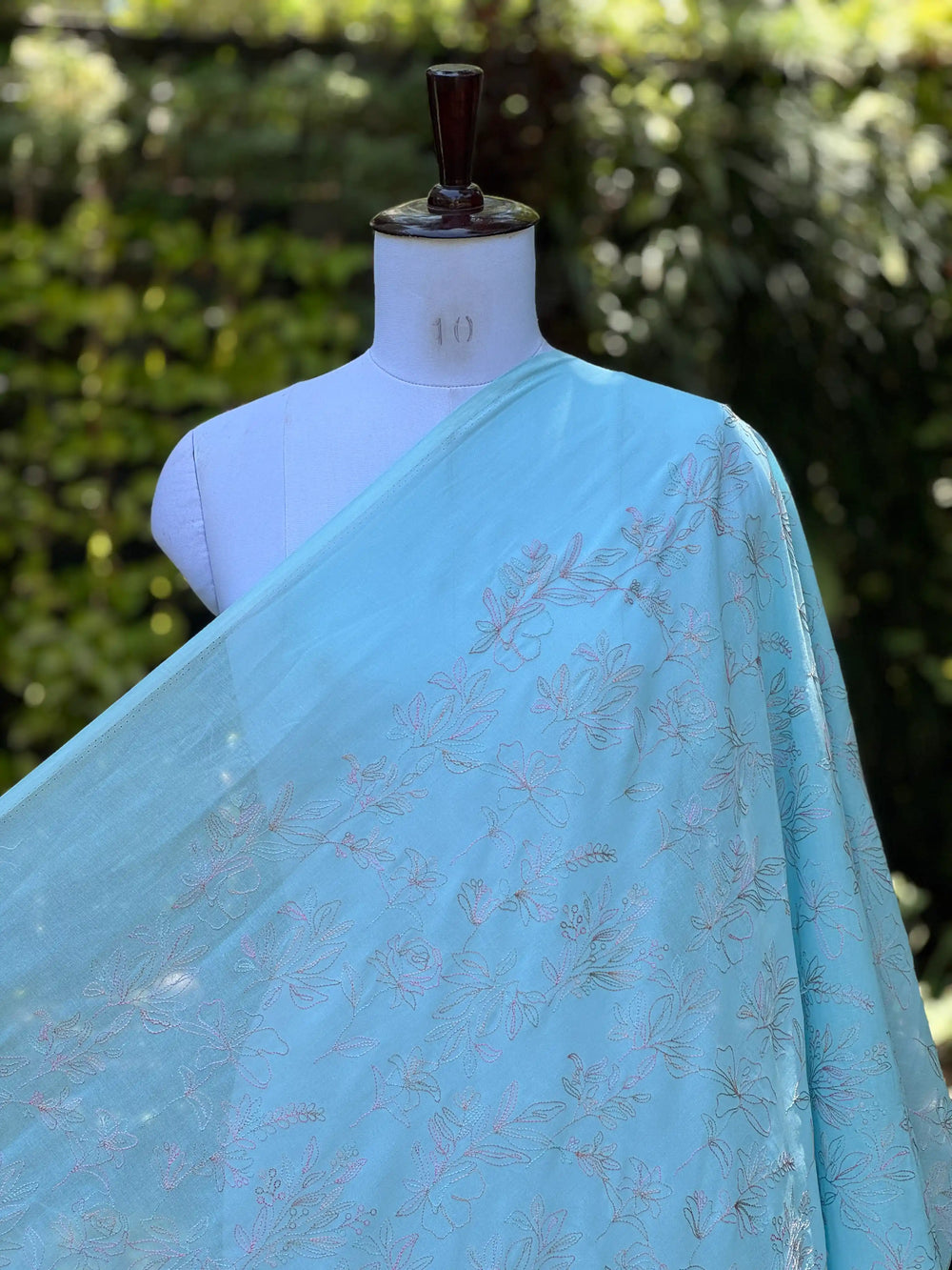 Embroidered Rubia Cotton Fabrics