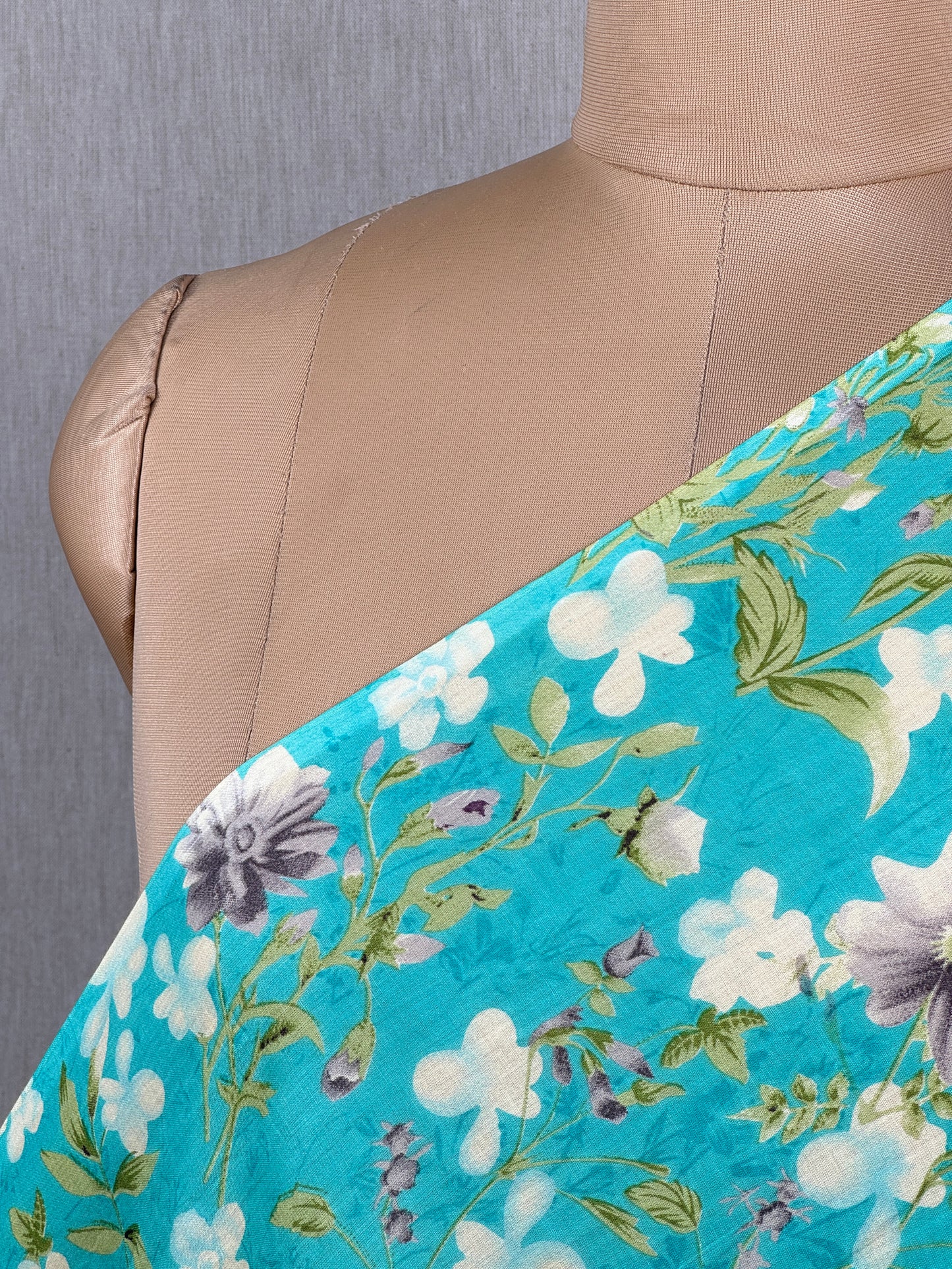 Printed Mulmul Fabric