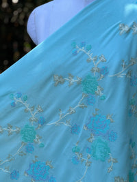 Embroidered Rubia Cotton Fabrics