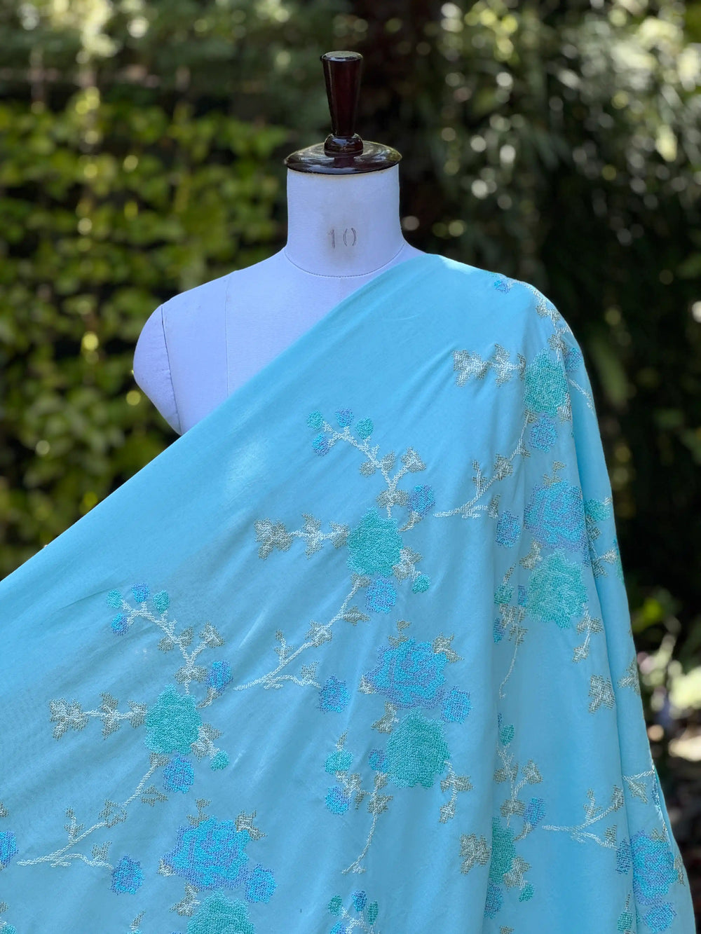 Embroidered Rubia Cotton Fabrics