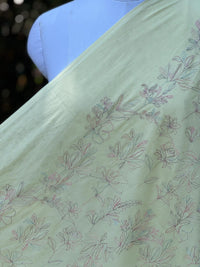 Embroidered Rubia Cotton Fabrics