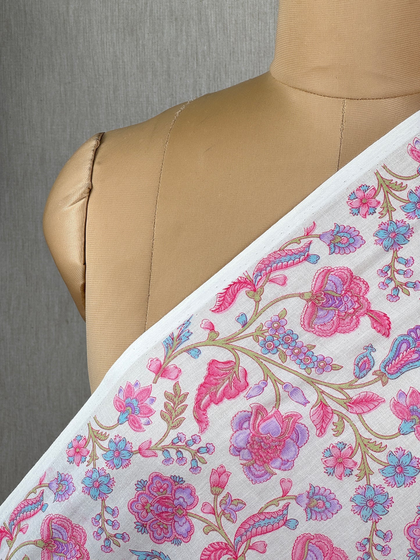 Printed Mulmul Fabric