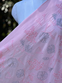 Embroidered Rubia Cotton Fabrics