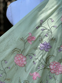 Embroidered Rubia Cotton Fabrics