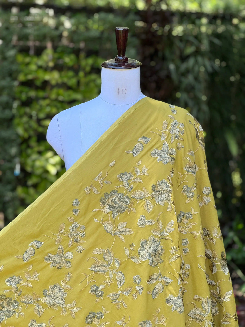 Embroidered Rubia Cotton Fabrics