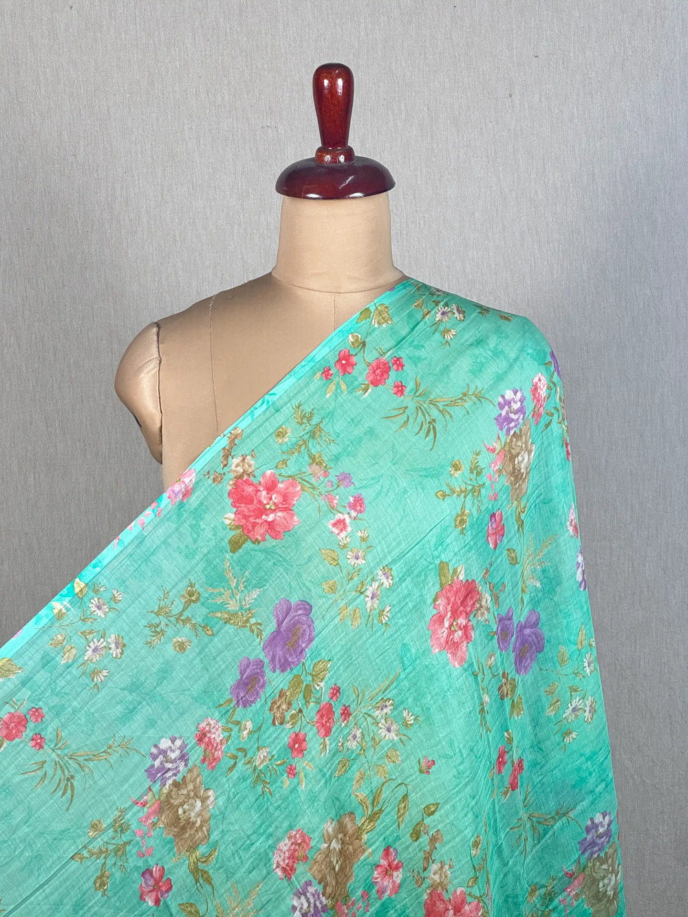 Printed Mul Chanderi Fabrics