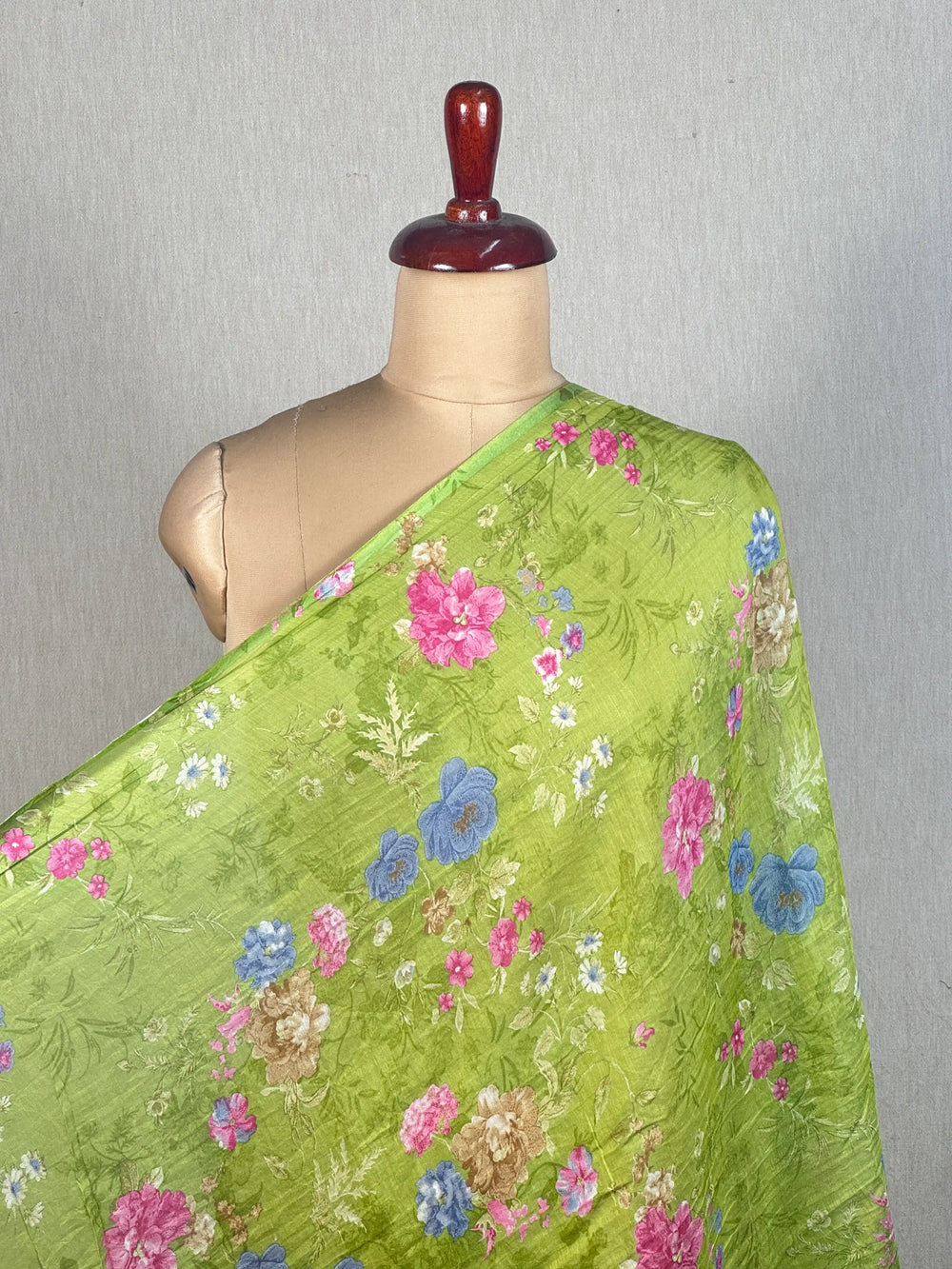 Printed Mul Chanderi Fabrics