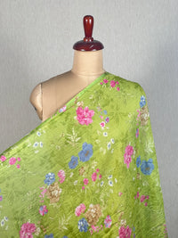 Printed Mul Chanderi Fabrics