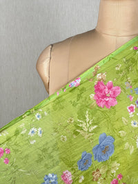 Printed Mul Chanderi Fabrics