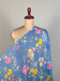 Printed Mul Chanderi Fabrics