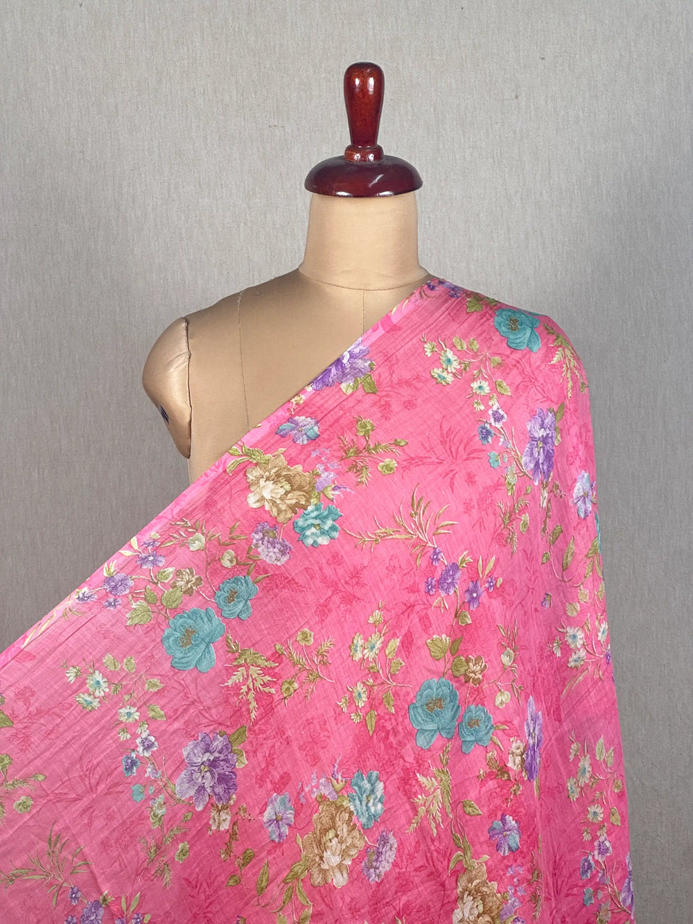 Printed Mul Chanderi Fabrics