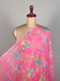 Printed Mul Chanderi Fabrics
