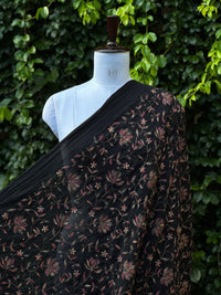 Embroidered 40gm Banarasi Chanderi Fabric