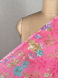 Printed Mul Chanderi Fabrics
