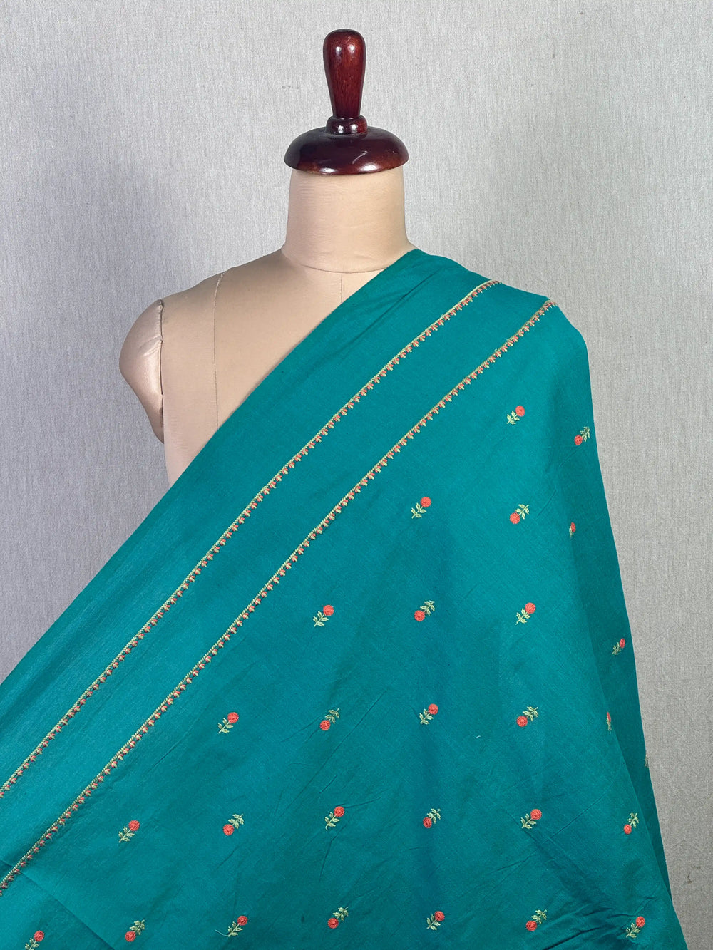 Embroidered Handloom Cotton Fabrics