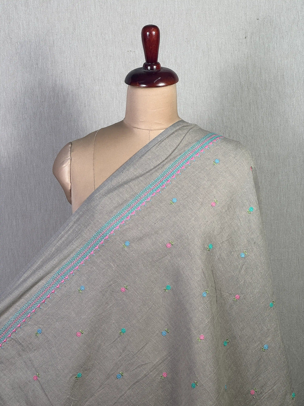 Embroidered Handloom Cotton Fabrics