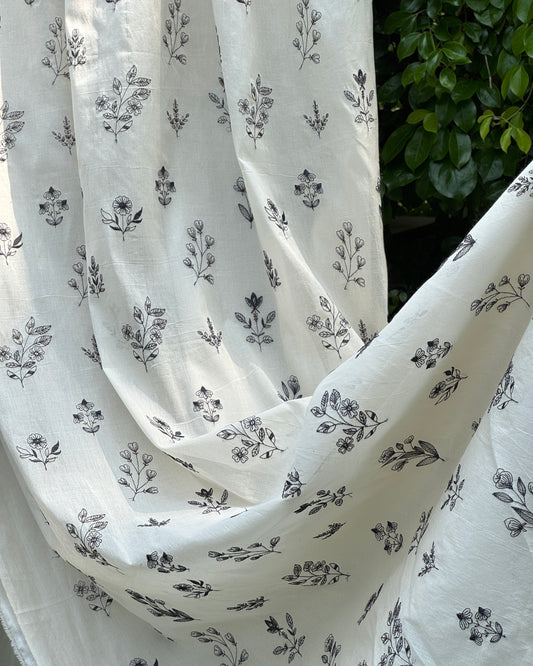 Embroidered Mulmul Fabric