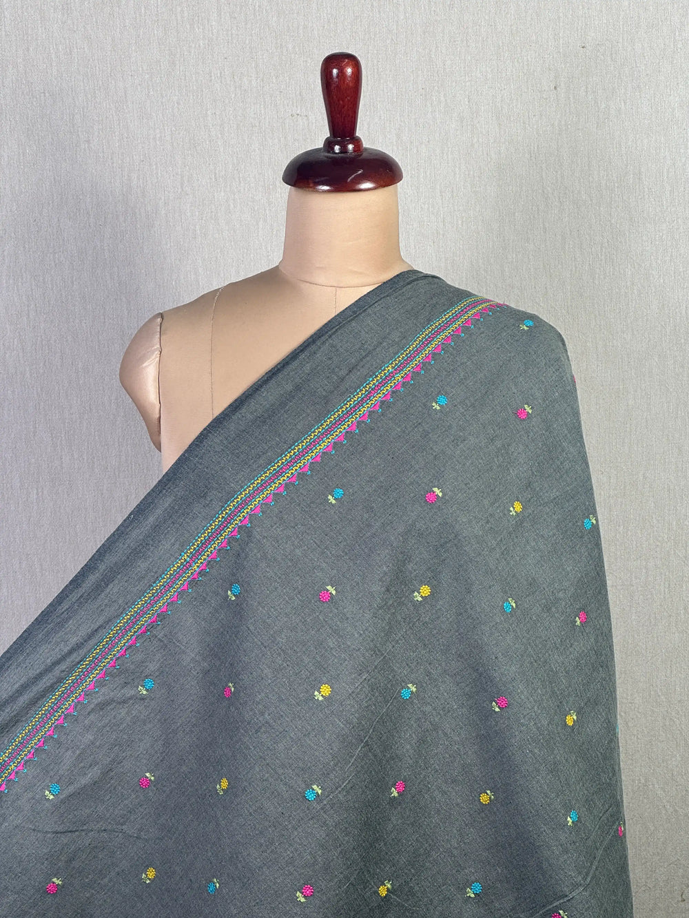 Embroidered Handloom Cotton Fabrics