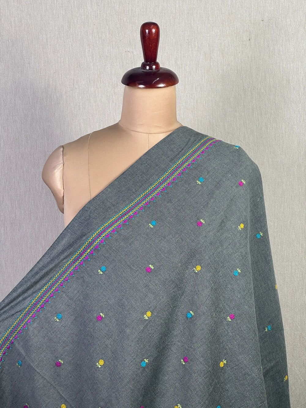 Embroidered Handloom Cotton Fabrics