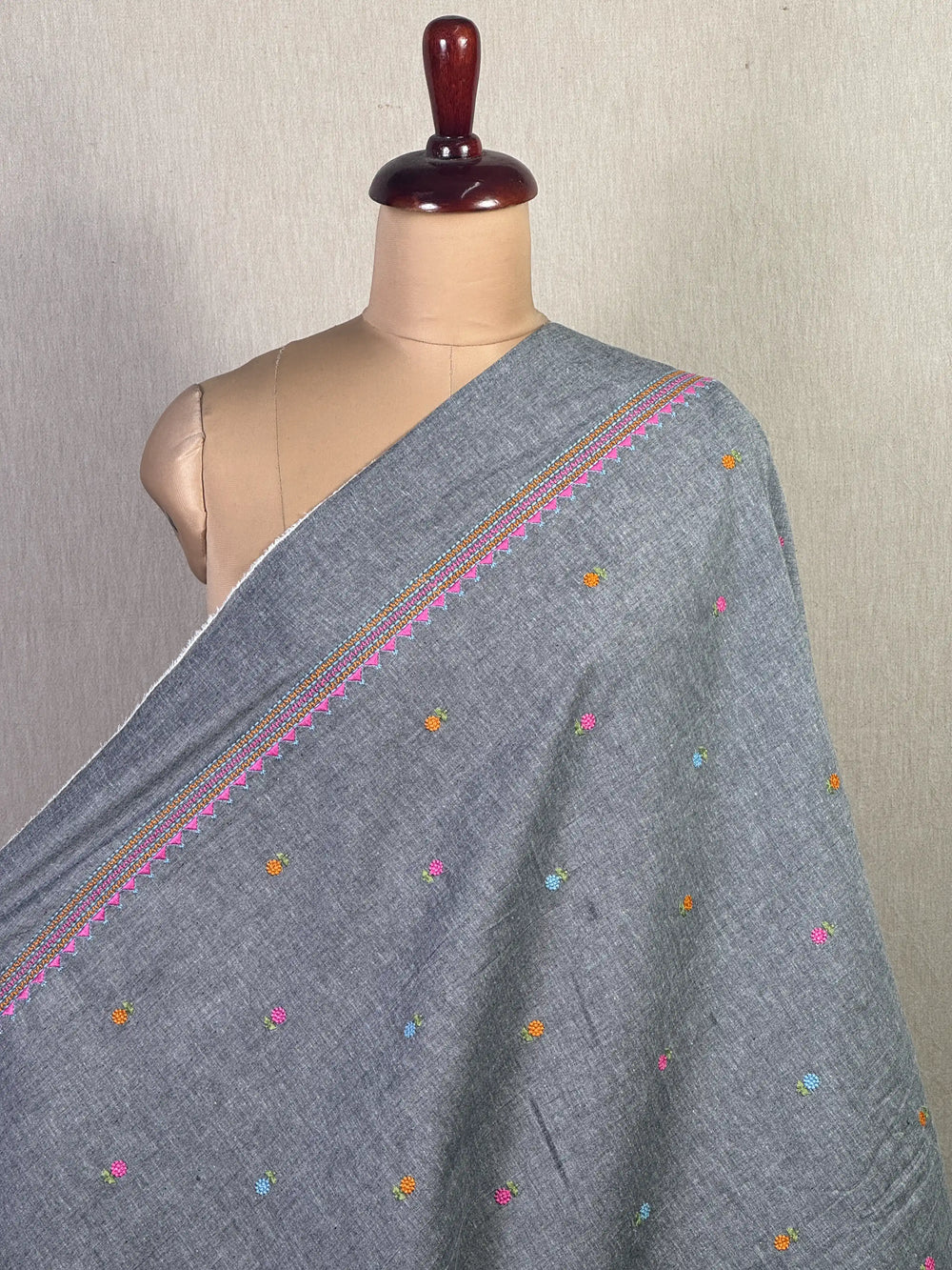 Embroidered Handloom Cotton Fabrics