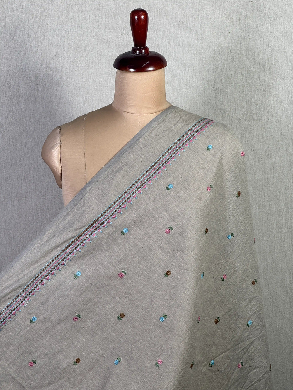 Embroidered Handloom Cotton Fabrics