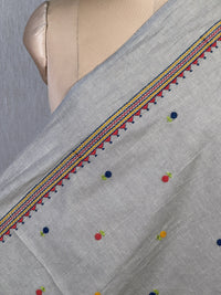 Embroidered Handloom Cotton Fabrics